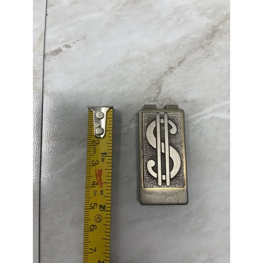 Rare Vintage Anson Gold Silver Tone Money Clip - 3,049,772 Made USA